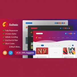 Salbuta Blog & Personal Responsive Blogger Theme